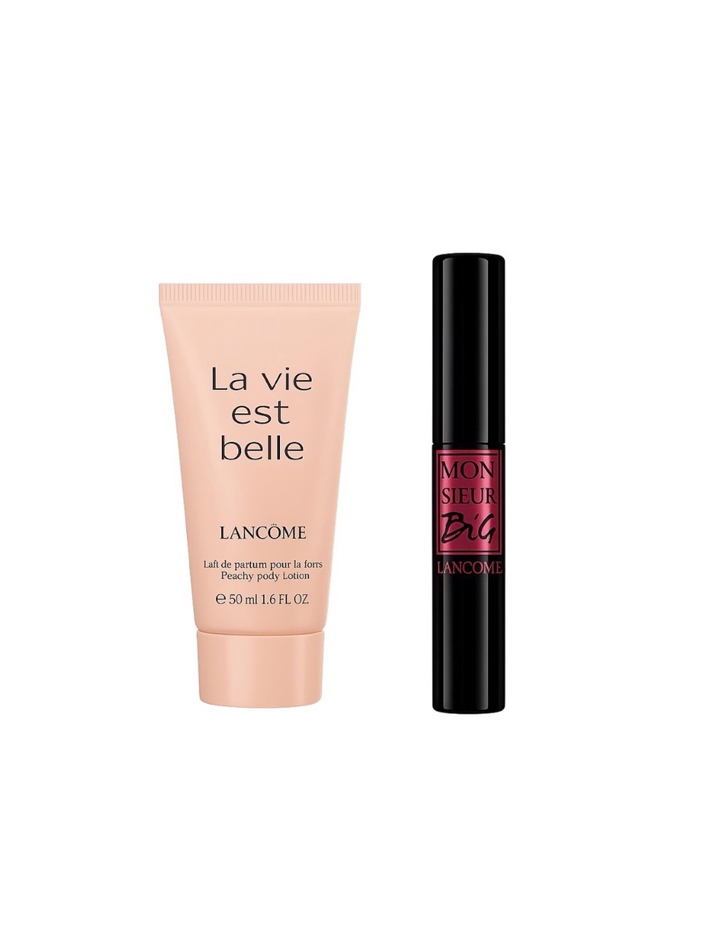 Lancôme Set — Monsieur Big Volumizing Mascara + La Vie Est Belle Body Lotion